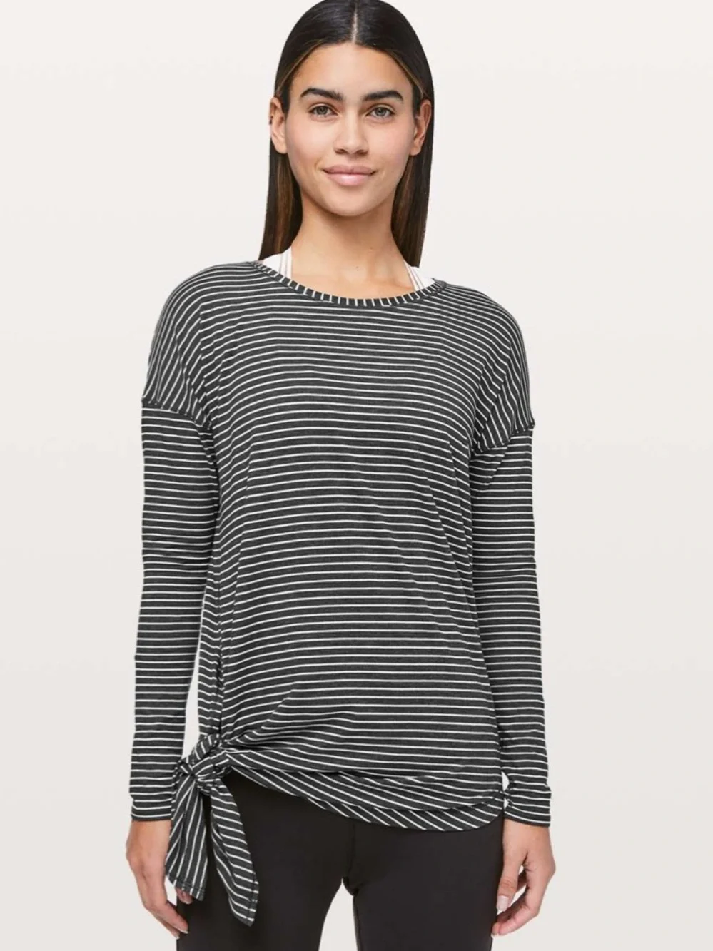 Lululemon To The Point Long Sleeve Modern Stripe Top - Picture 1 of 7